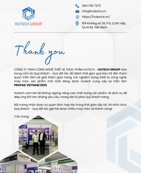 Hutech Group tham dự triển lãm Propak Việt Nam 2023 thành công tốt đẹp
