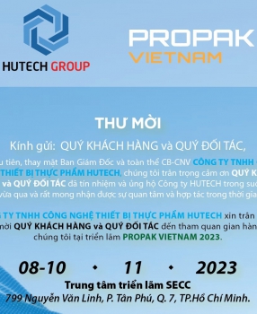 Hutech Group tham dự Hội chợ triển lãm Propak Việt Nam 2023