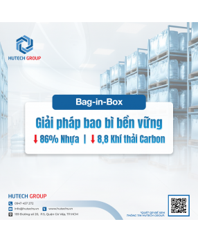 Bag-in-Box – Giải pháp bao bì bền vững giúp giảm tới 86% nhựa và 8,8 lần khí thải carbon