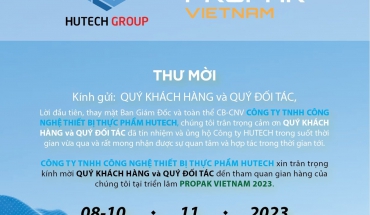 Hutech Group tham dự Hội chợ triển lãm Propak Việt Nam 2023