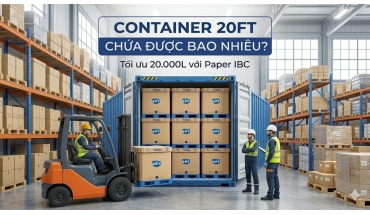 20 Thùng Paper IBC Trong 1 Container 20 Feet – Tối Ưu Hóa Tải Trọng Xuất Khẩu Như Thế Nào?