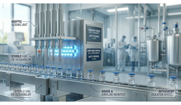 Máy Chiết Rót Vô Trùng Cho Dược Phẩm – Giải Pháp Aseptic Theo Tiêu Chuẩn GMP Và FDA